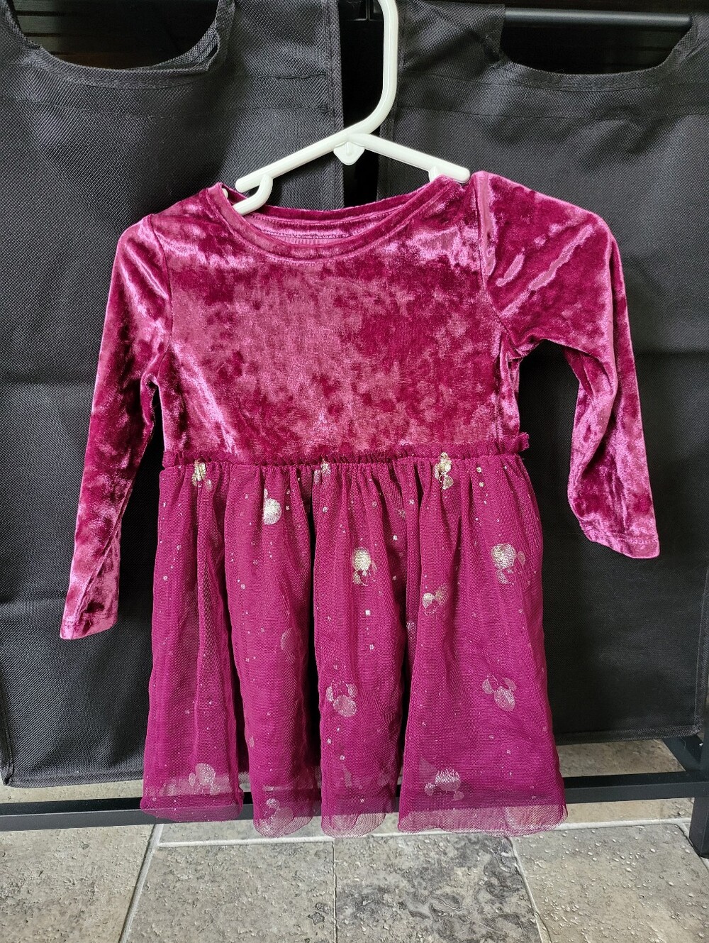 Disney Jumping Beans Toddler Dress - Plum Purple